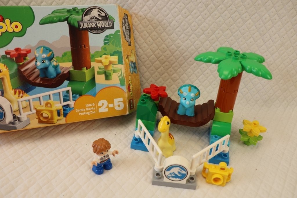 Duplo - set 10879 - Jurassic World, Ophalen of Verzenden, Zo goed als nieuw, Duplo