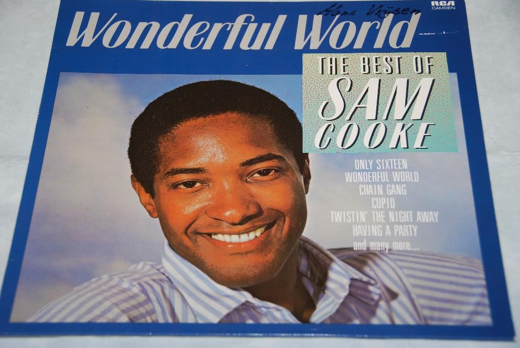 Sam Cooke – Wonderful World, The Best of Sam Cooke LP Vinyl, Cd's en Dvd's, Vinyl | R&B en Soul, Ophalen of Verzenden, Gebruikt