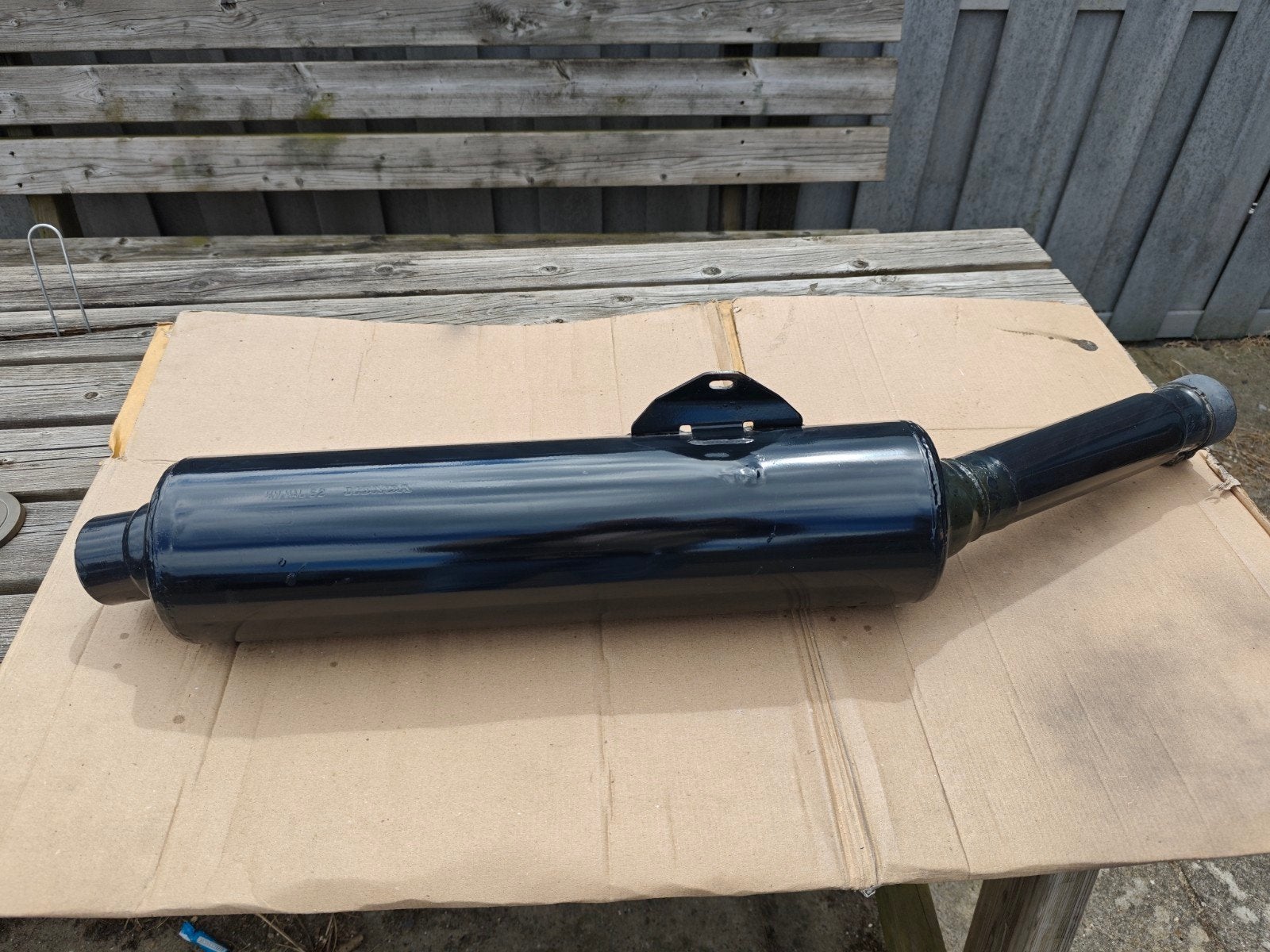 Honda cbr 600 uitlaat demper, Ophalen
