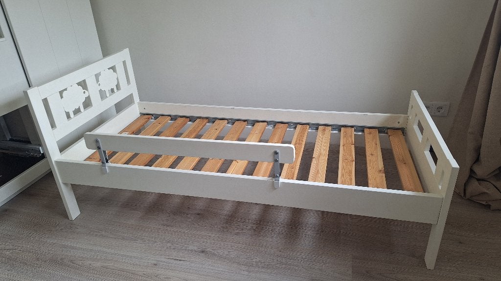 Kinderbed, Ophalen, Gebruikt, 70 tot 85 cm, 140 tot 160 cm