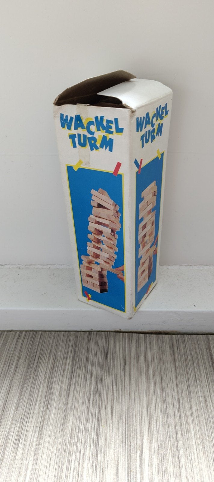 Mini jenga, Drie of vier spelers, Ophalen, Gebruikt