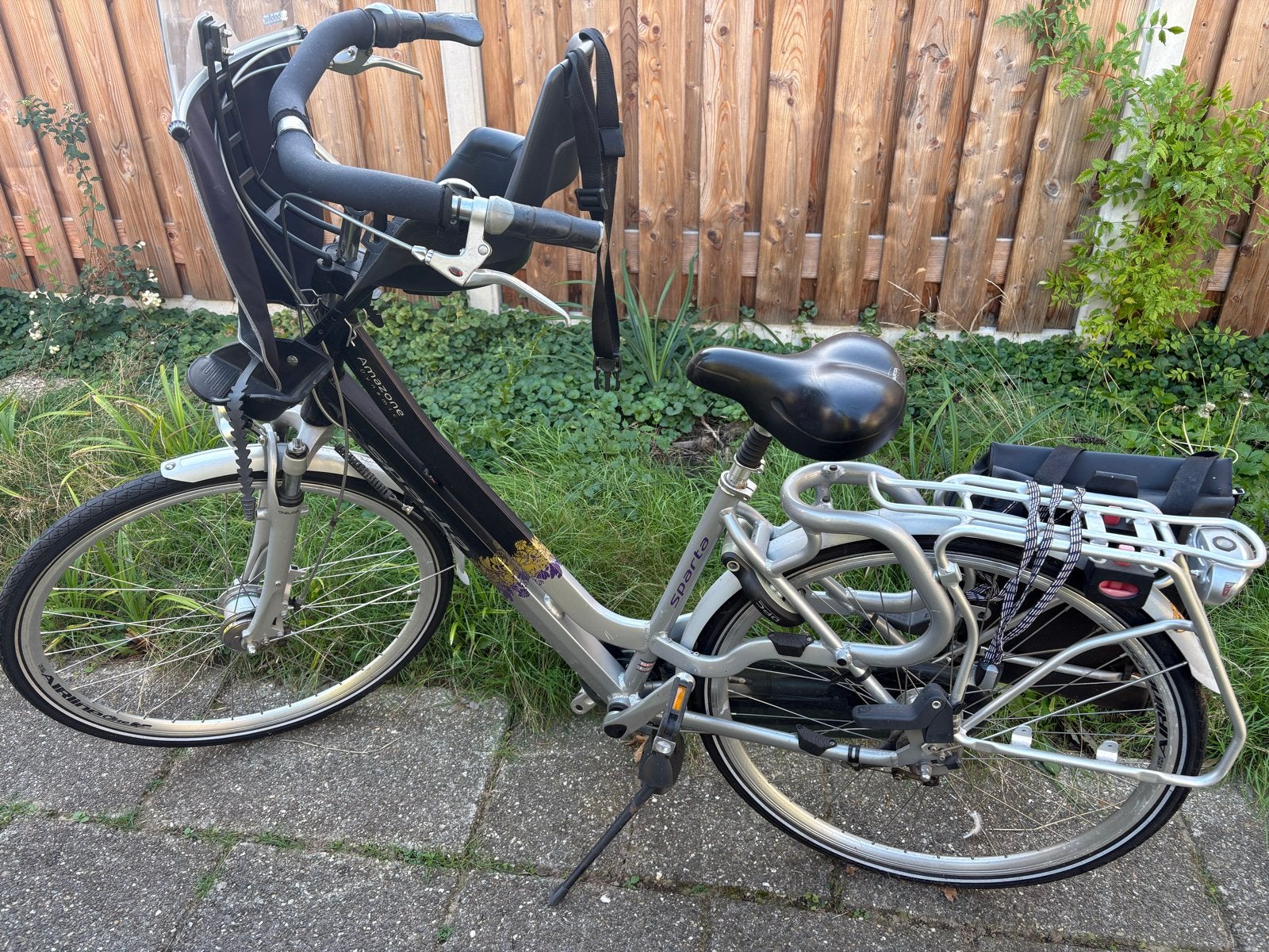 Sparta Amazone Dynamic Moederfiets met Kinderzitje, Ophalen, Sparta, 50 tot 53 cm, Trommelrem
