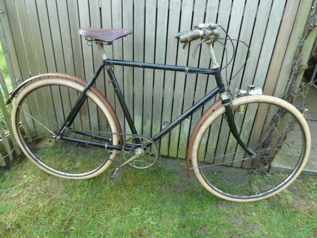antieke PEUGEOT herenfiets 2 versnellingen oldtimer rijwiel, 55 tot 59 cm, Ophalen, PEUGEOT, Jaren '20 of ouder