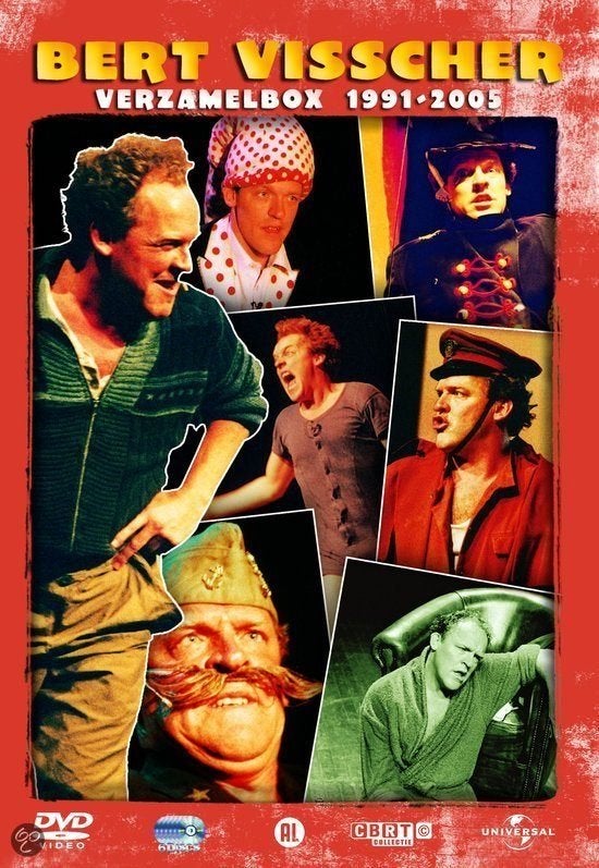 Bert Visscher 6 dvd box 1991 - 2005 , Sealed en Origineel, Stand-up of Theatershow, Bert Visscher, Alle leeftijden, Ophalen of Verzenden