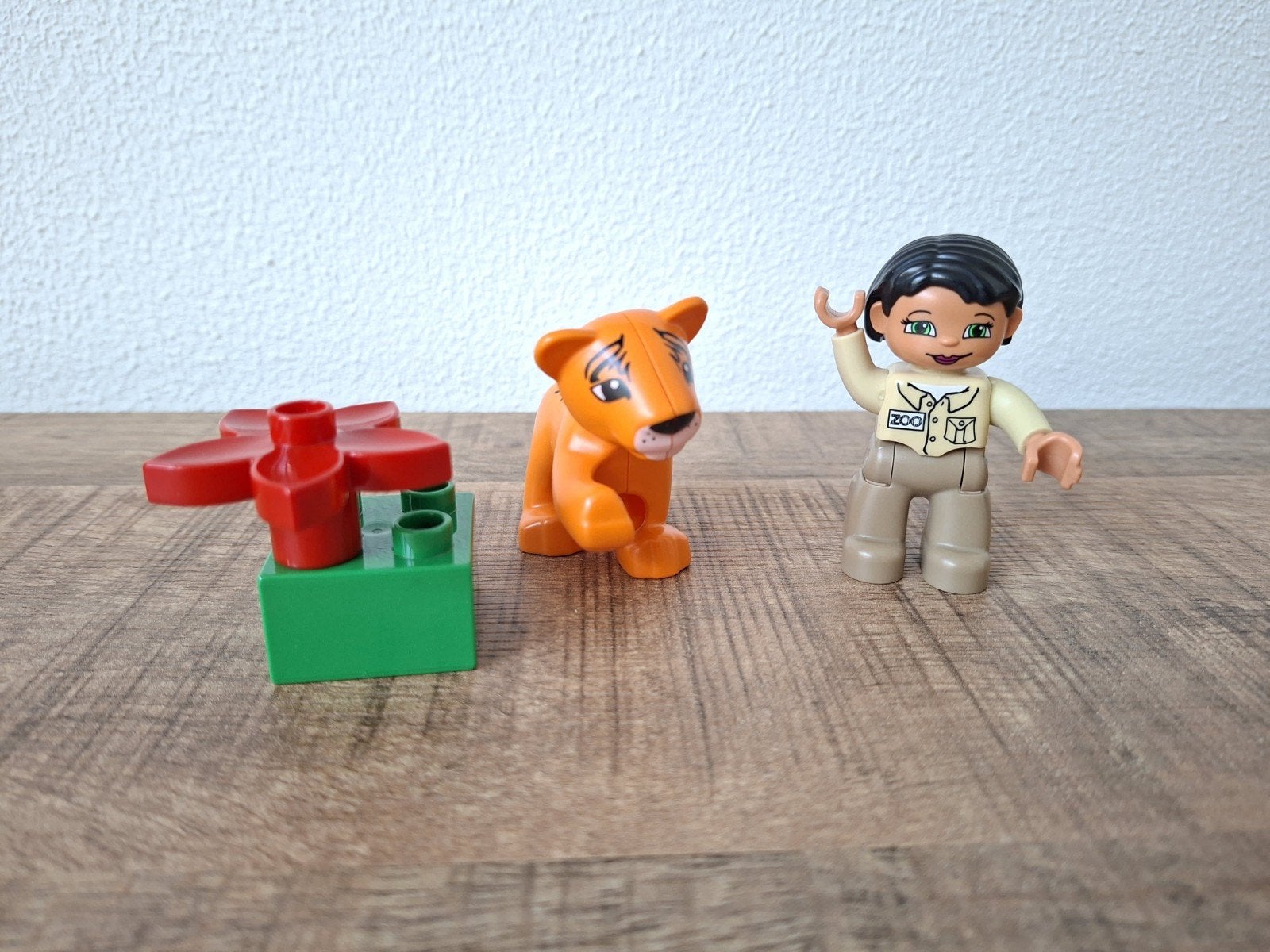 Lego Duplo Dierentuin Set: tijger en Dierverzorger 5632, Kinderen en Baby's, Speelgoed | Duplo en Lego, Inclusief minifiguren
