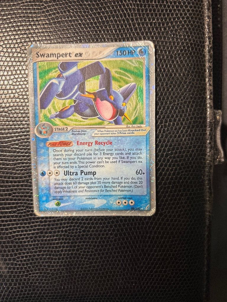 Pokemon swampert 98/100, Ophalen of Verzenden, Zo goed als nieuw
