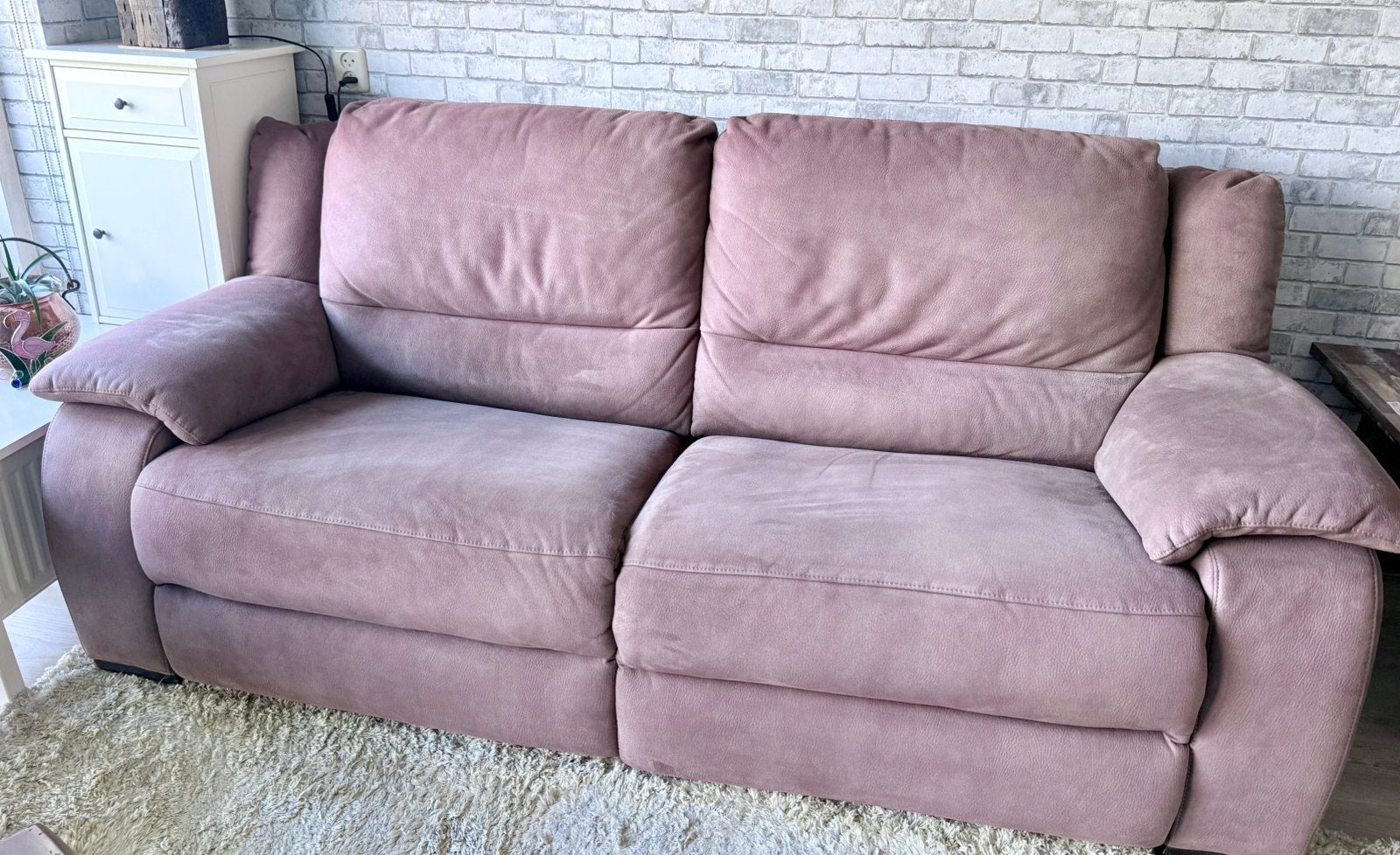 Relaxbank 2,5 zits, Ophalen, Relax met voetensteunen, Driepersoons, 75 tot 100 cm