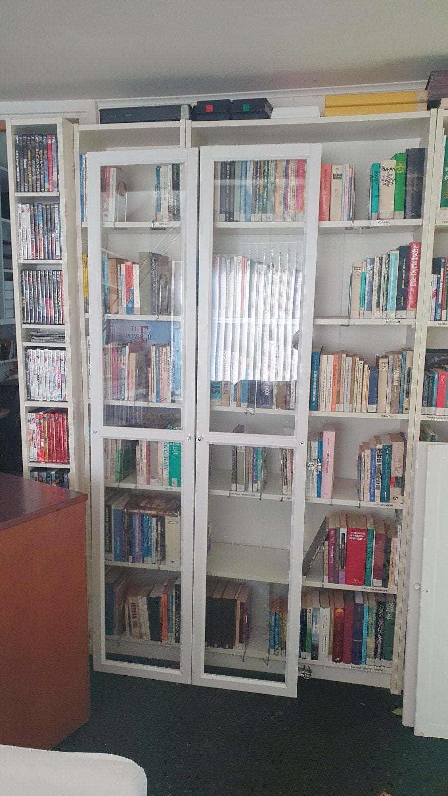 Billy witte hoge glazen deuren (2 stuks), Ophalen, Gebruikt, Modern, functioneel, Glas