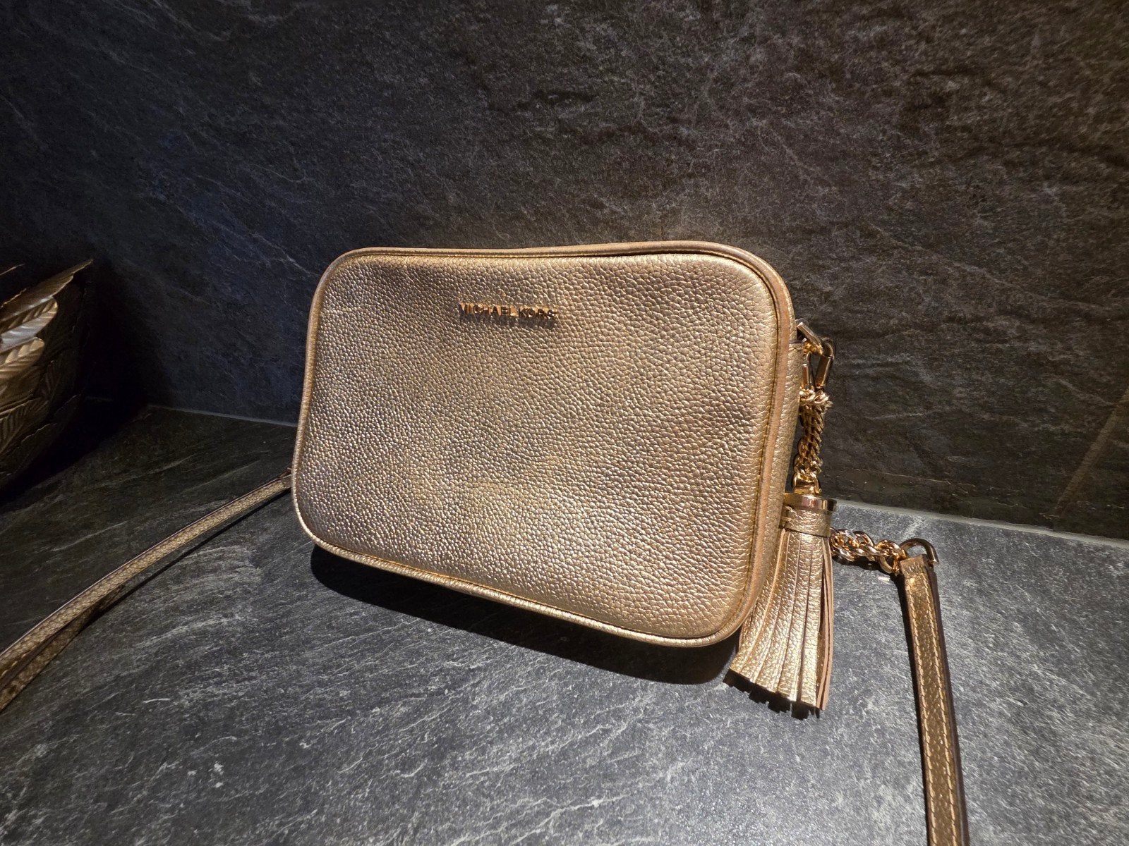 Michael kors jet set damestas, Ophalen, Gebruikt, Goud, Dame