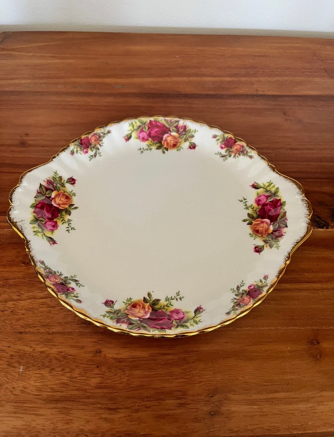 Royal Albert Old Country Rosés plateau, Antiek en Kunst, Ophalen of Verzenden