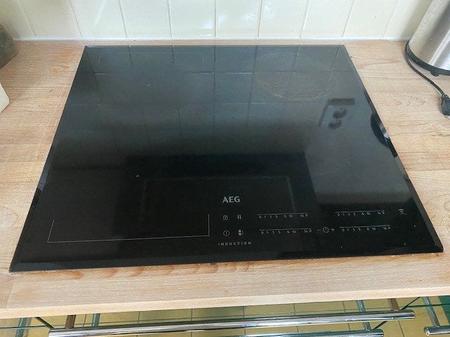 AEG IKB64441FB Inductie kookplaat inbouw, Ophalen, Gebruikt, 4 kookzones, Inbouw