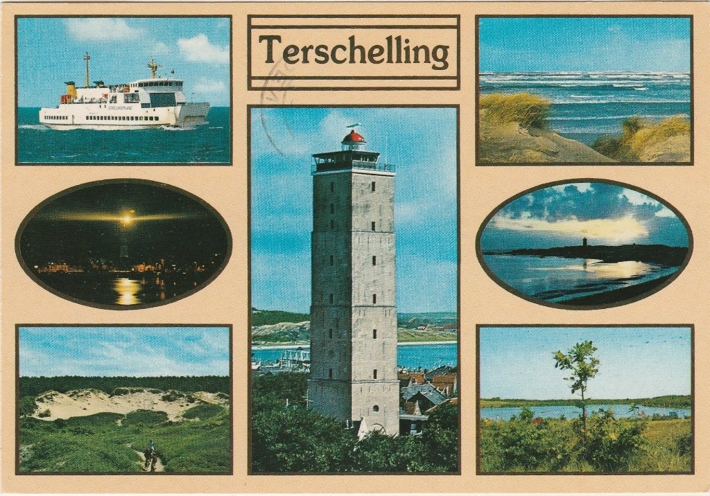 TERSCHELLING Veerboot Brandaris Duin, Verzenden, 1980 tot heden, Gelopen, Waddeneilanden