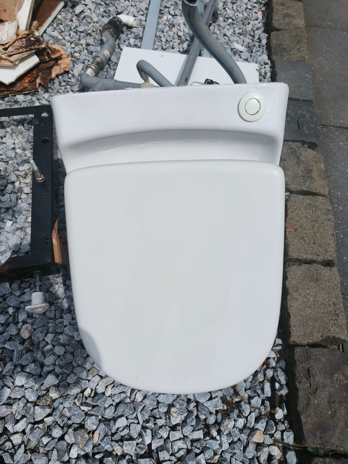 Inbouwreservoir wc, geen frame Gratis ophalen, Doe-het-zelf en Verbouw, Sanitair, Ophalen, Gebruikt, Toilet