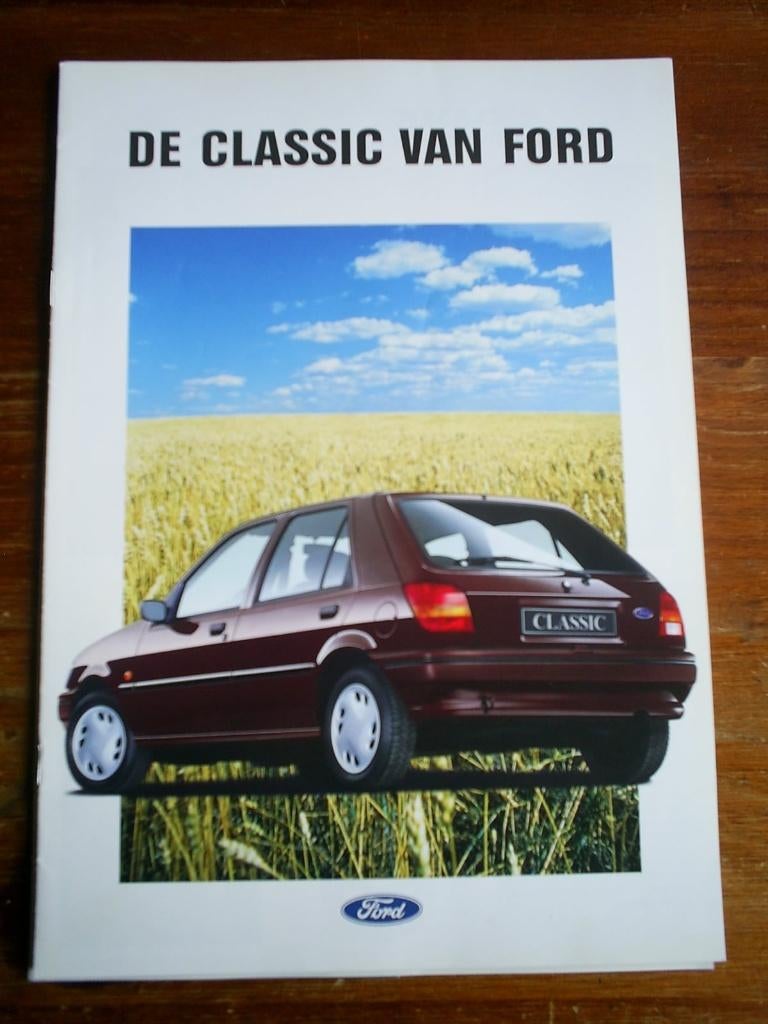 Ford Fiesta De Classic Van 1995 10 pag., Verzenden, Zo goed als nieuw, Ford