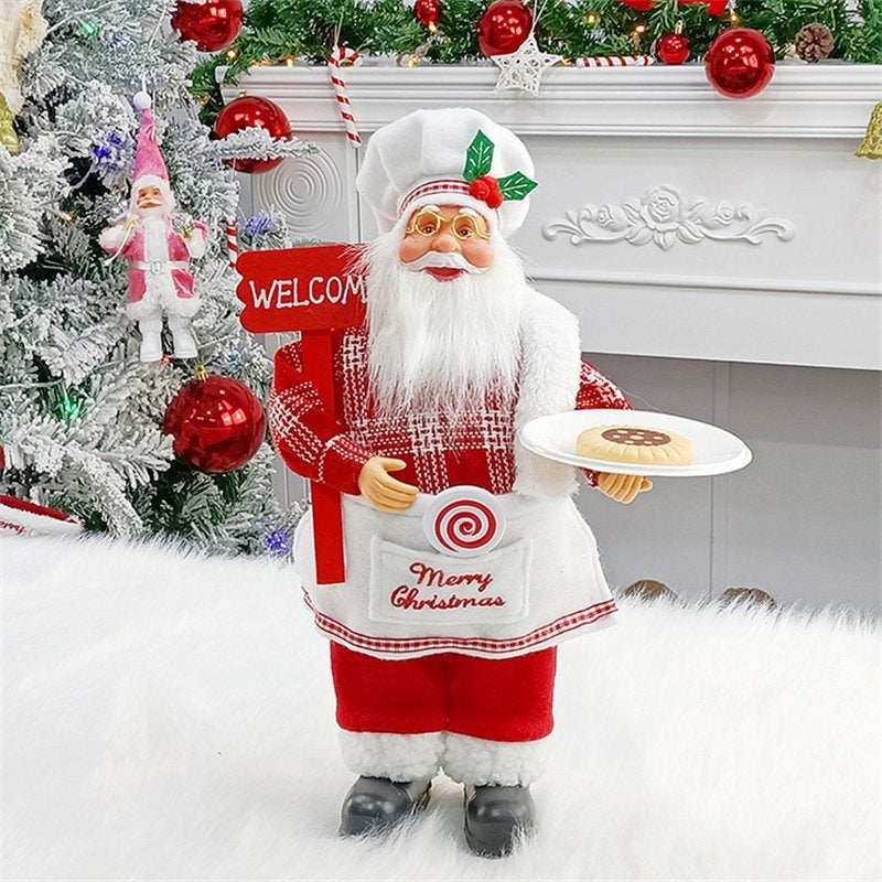 Kerstman Pop 4 (Kerst Poppetje Figuurtje Beeldje Decoratie), Diversen, Verzenden, Nieuw