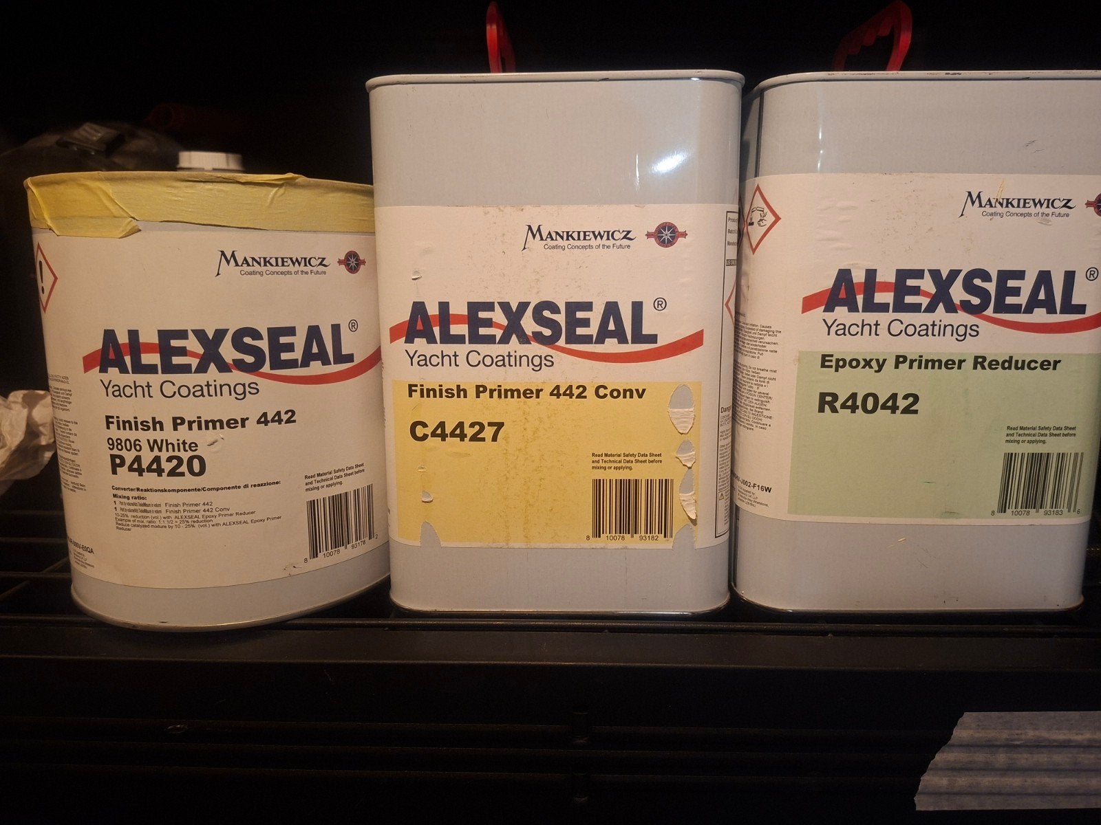 Alexseal Yacht Coatings: Primer, Converter & Reducer, Ophalen, Nieuw, Verven