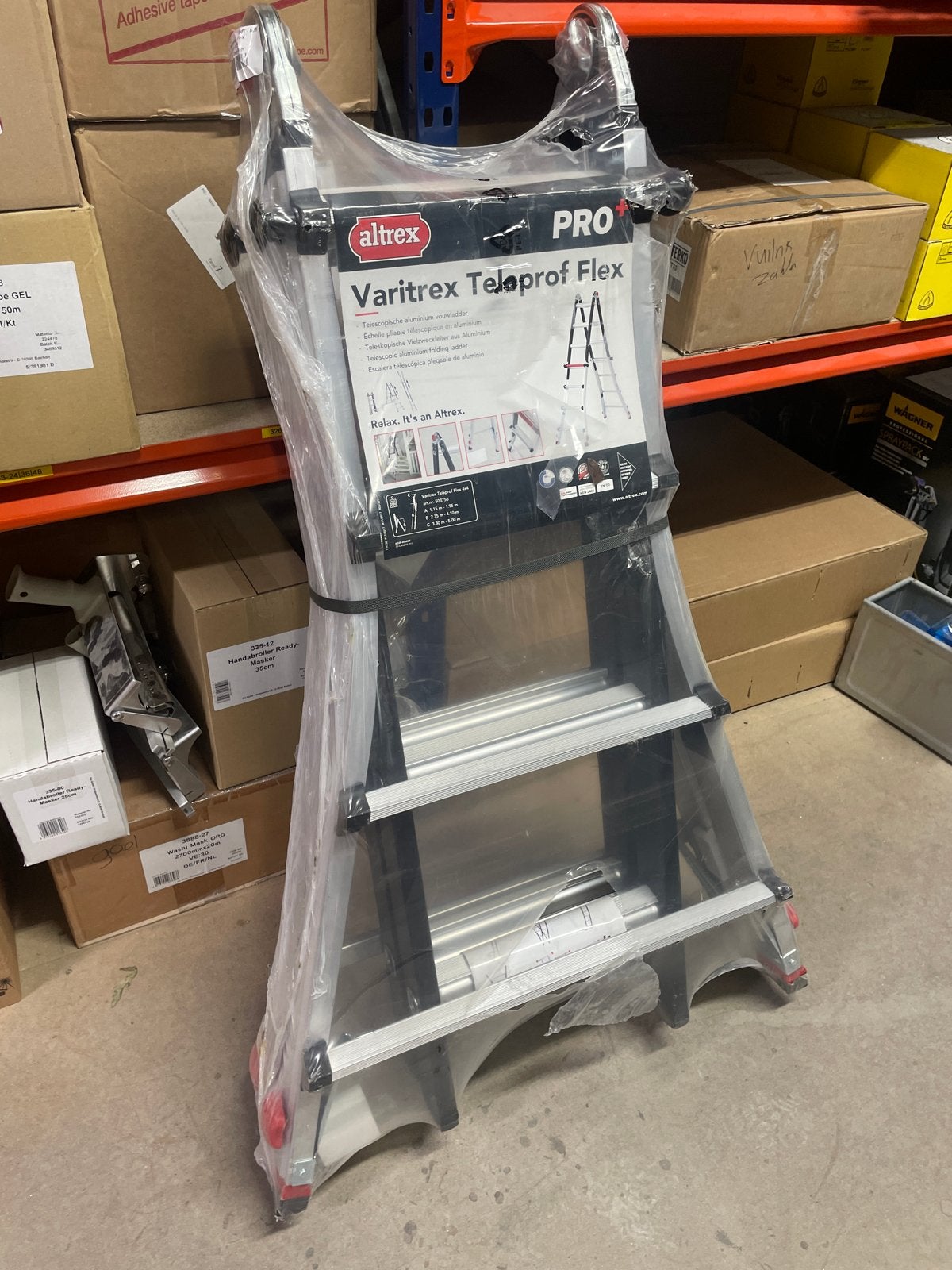 Altrex Varitrex Teleprof Flex Telescopische Vouwladder, Ophalen, Nieuw, Ladder, Opvouwbaar of Inschuifbaar