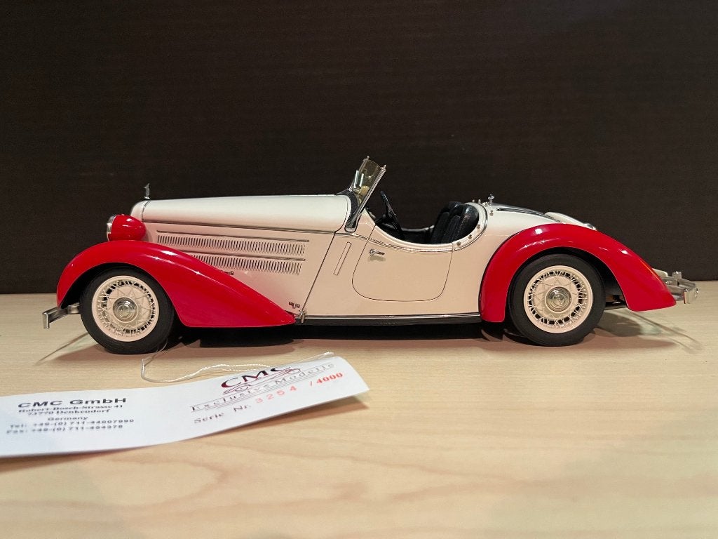 CMC Audi Front 225 Roadstar Rood wit, Ophalen of Verzenden, Nieuw, Auto, Overige merken