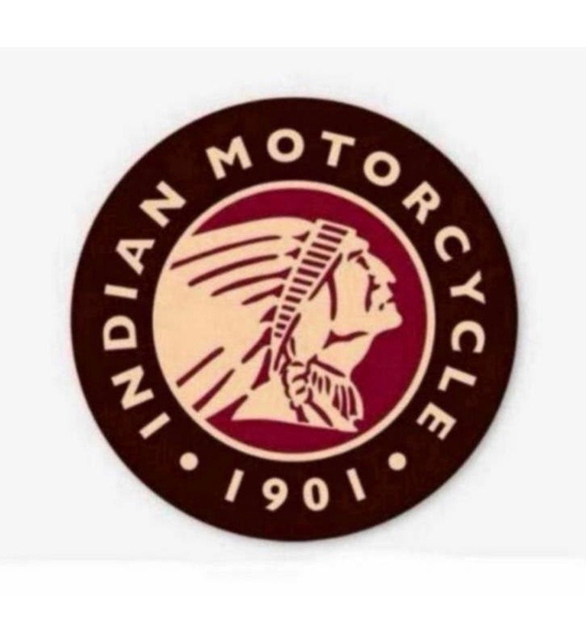 Indian Motorcycle metalen wandplaat - 30 cm, Verzamelen, Ophalen of Verzenden, Nieuw, Reclamebord