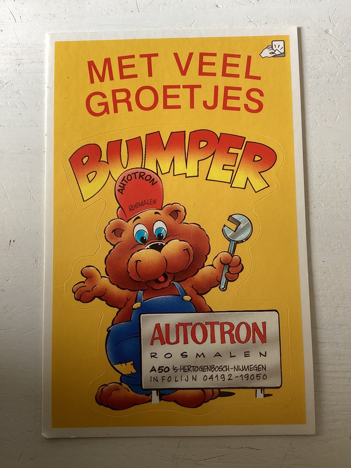 Ansichtkaart/stickerkaart Autotron Rosmalen, Verzenden, 1980 tot heden, Ongelopen