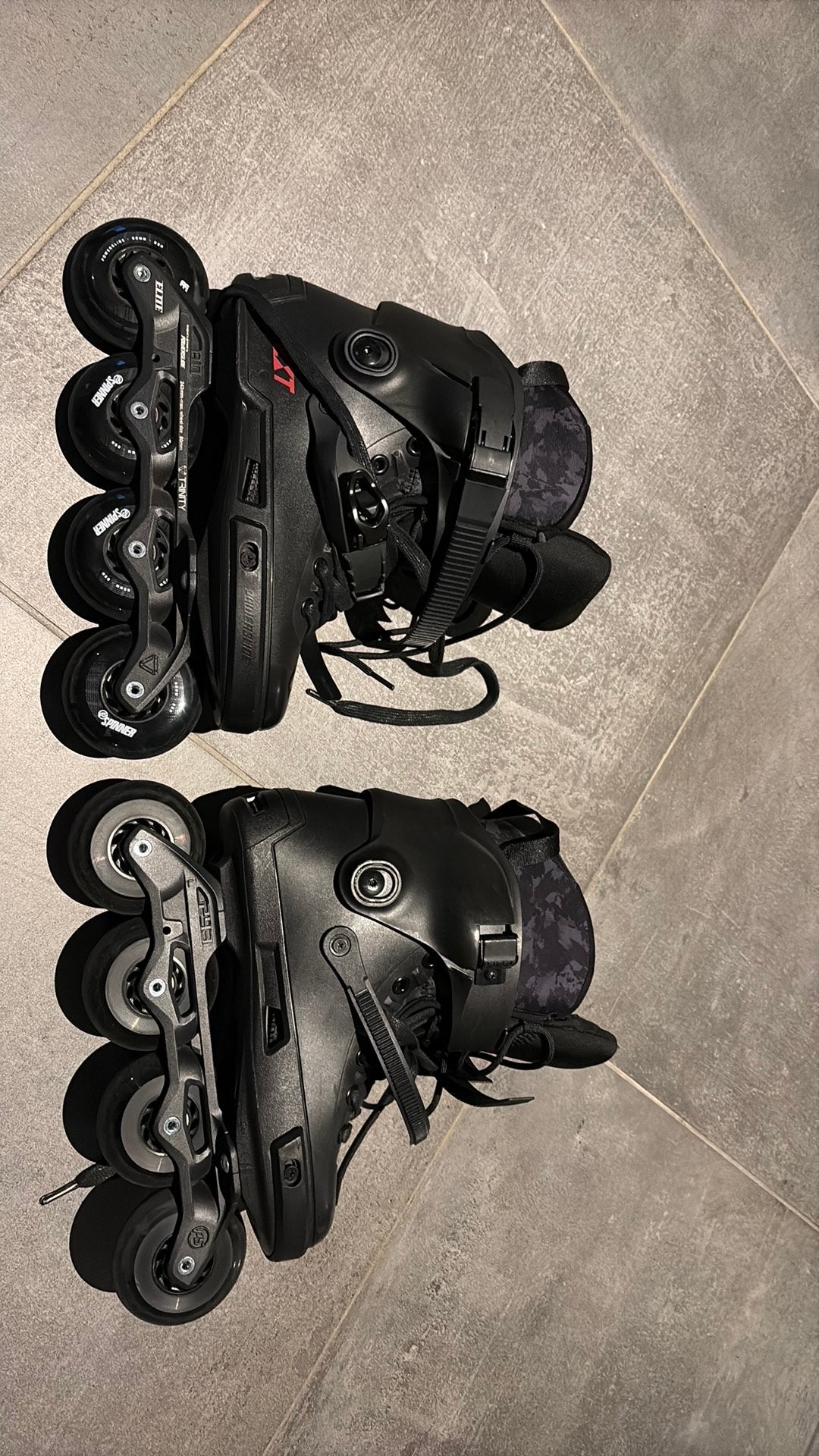 Powerslide Next elite 4x80 mm spinner wielen, Sport en Fitness, Skeelers, Ophalen of Verzenden, Zo goed als nieuw, Powerslide