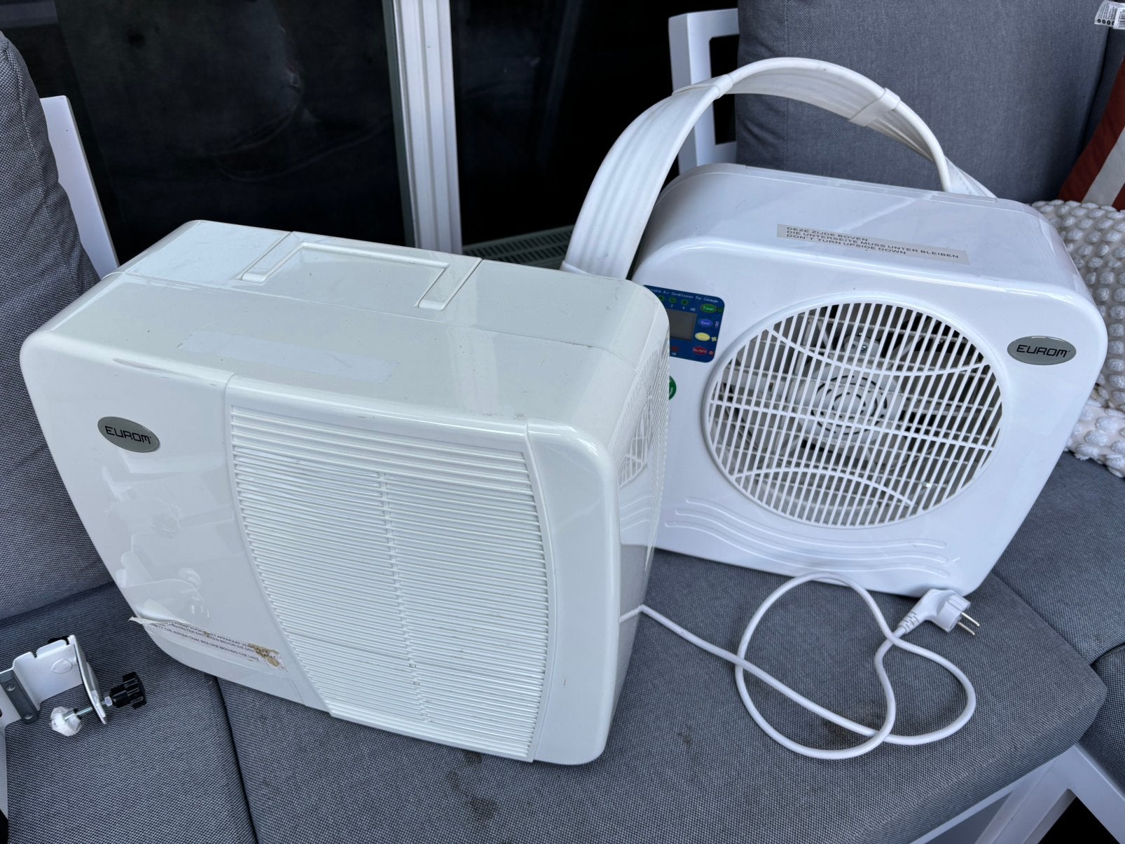Eurom AC2401 | Split Airco | Caravan/Camper, Ophalen, Minder dan 60 m³, 3 snelheden of meer, Zo goed als nieuw