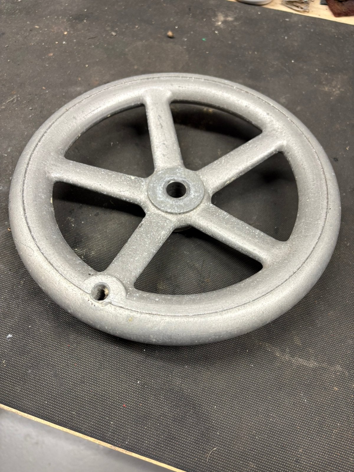 Massief aluminium stuurwiel, Ophalen of Verzenden, Gebruikt