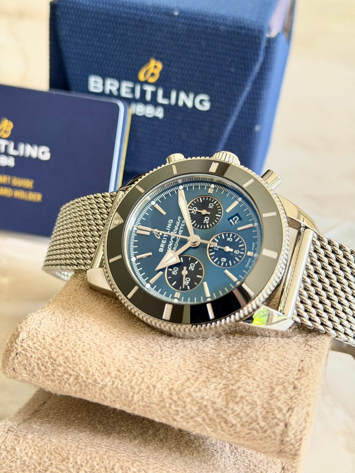 Breitling Superocean Heritage B01 Chrono Garantie 5-2027!, Staal, Staal, Breitling, Polshorloge