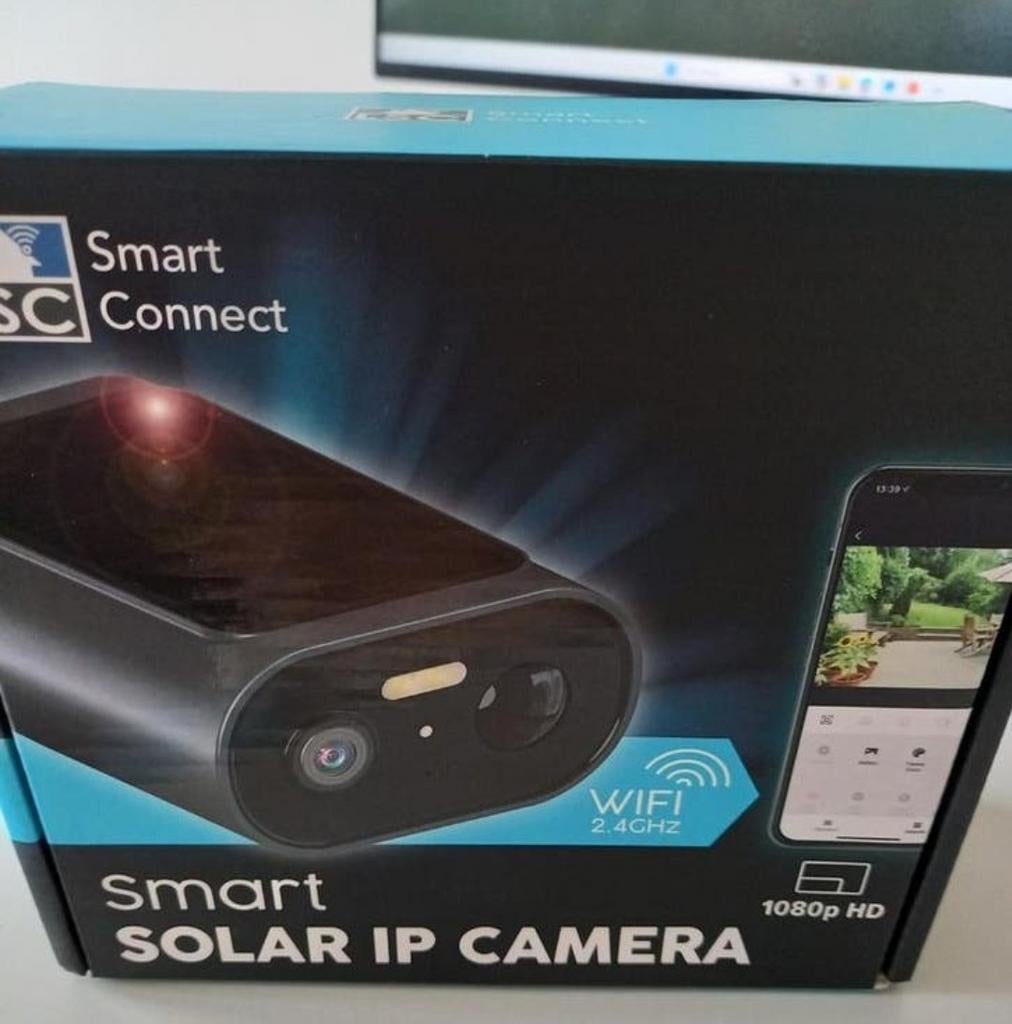 LSC Smart Connect Solar IP Camera - 1080p HD WiFi, Audio, Tv en Foto, Videobewaking, Ophalen of Verzenden, Nieuw, Buitencamera