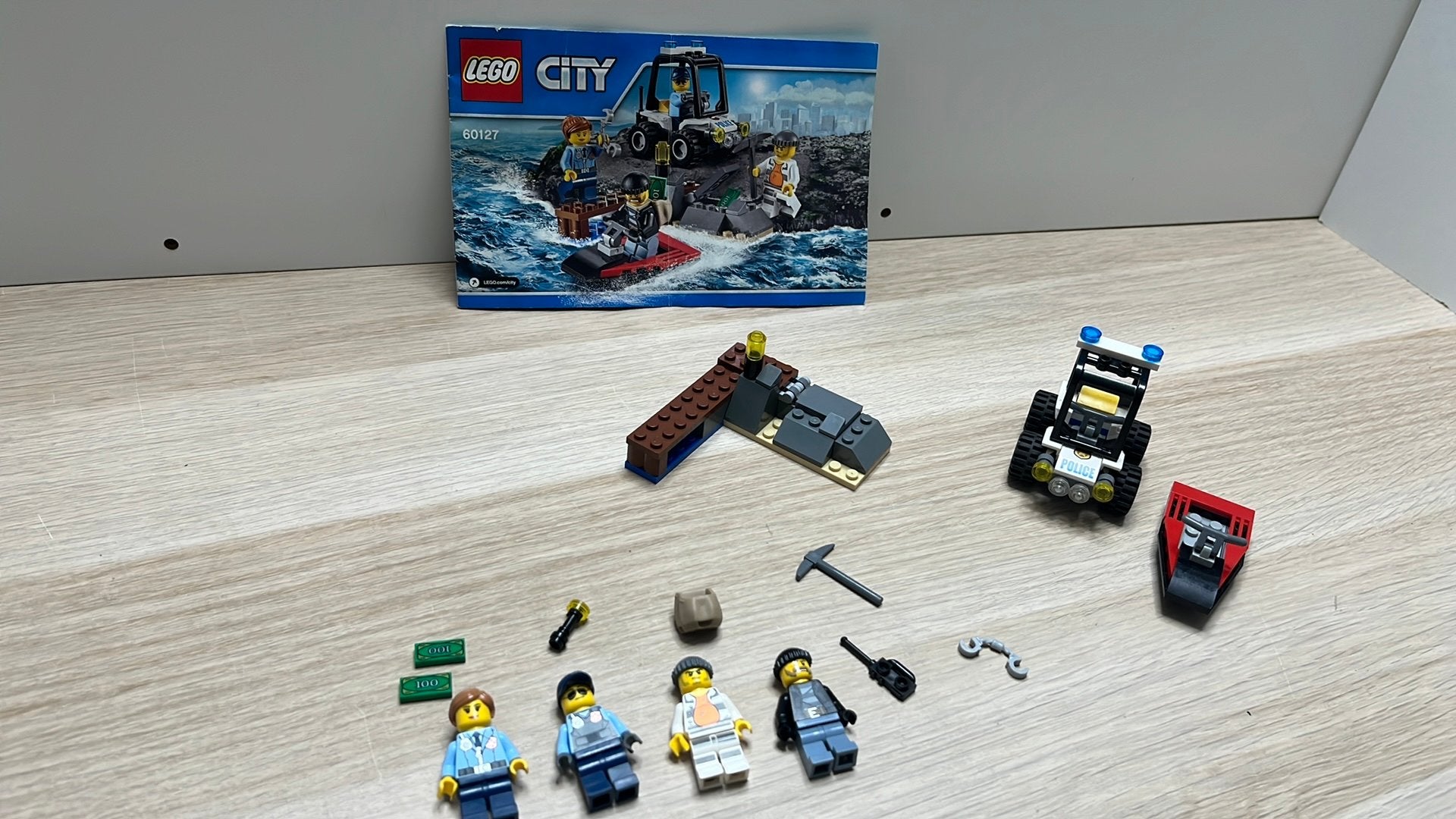 Lego city politie 60127 Prison Island Starter Set, Lego, Ophalen of Verzenden, Complete set, Inclusief instructies