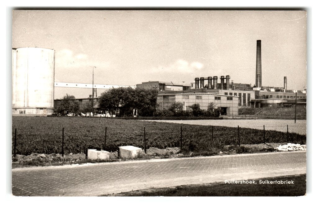 Puttershoek, Suikerfabriek, Verzenden, 1960 tot 1980, Gelopen, Zuid-Holland