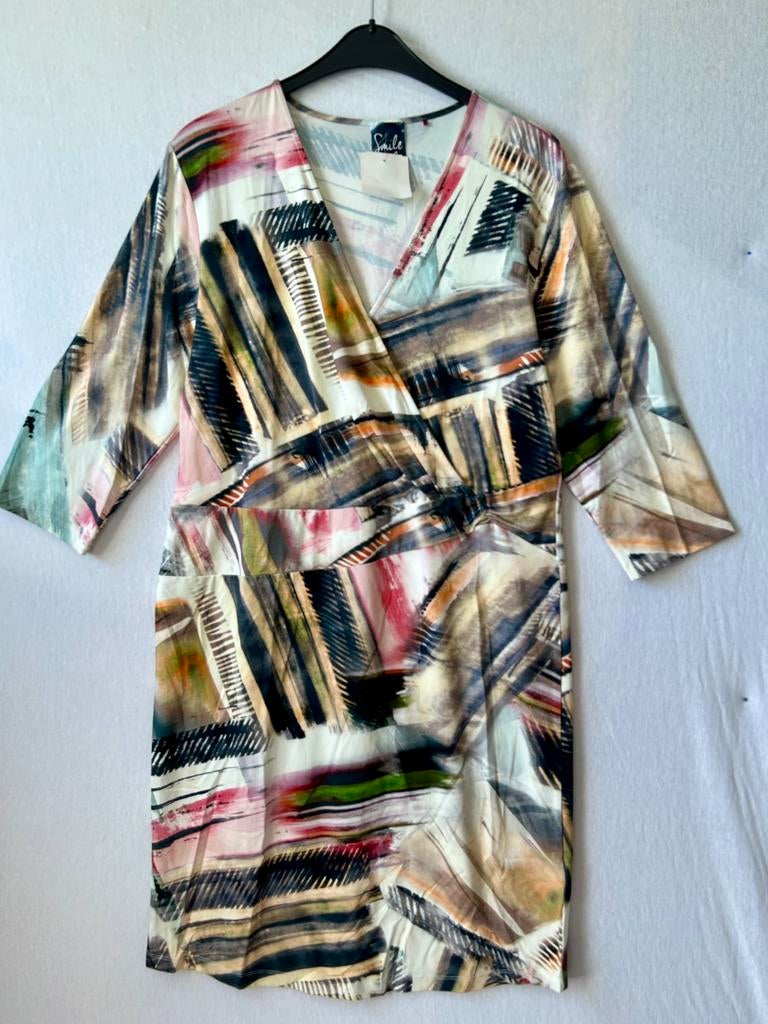 Frapp stretch jurkje 44, Kleding | Dames, Verzenden, Nieuw, Jurk