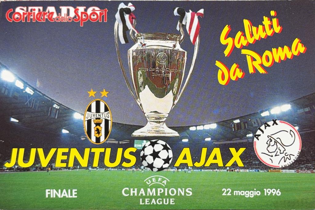 Ansichtkaart voetbal Juventus-Ajax finale Champions League, Verzamelen, Ophalen of Verzenden, Zo goed als nieuw, Ajax, Spelerskaart