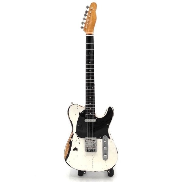 Status Quo Rick Parfitt miniatuur gitaar 25cm mini guitar, MOnetpassage 19 Emmen, Info@deconoord.nl, Deco Noord, Nieuw