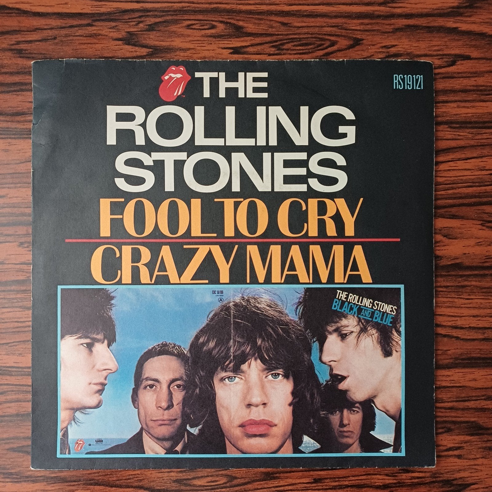 The Rolling Stones - Fool to Cry / Crazy Mama, Ophalen of Verzenden, Gebruikt, 7 inch, EP