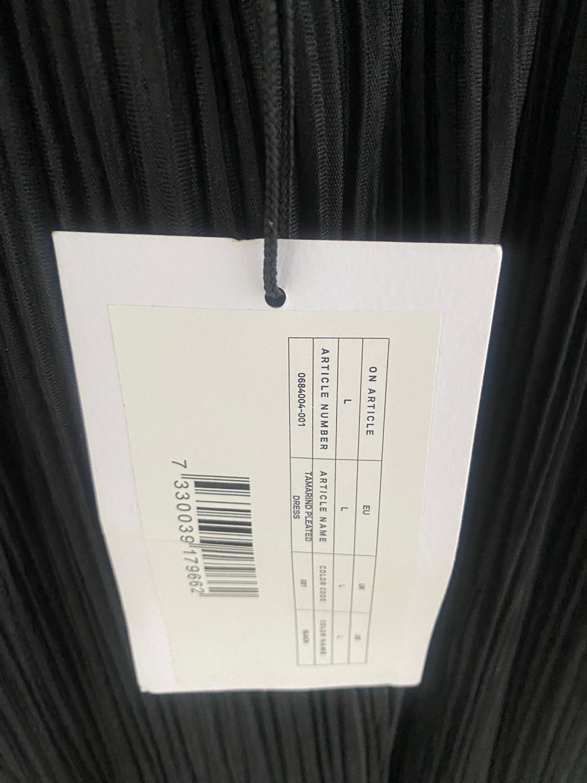 Mooie plisse jurk niet gedragen, Kleding | Dames, Zwart, Maat 42/44 (L), Nieuw, Ophalen of Verzenden
