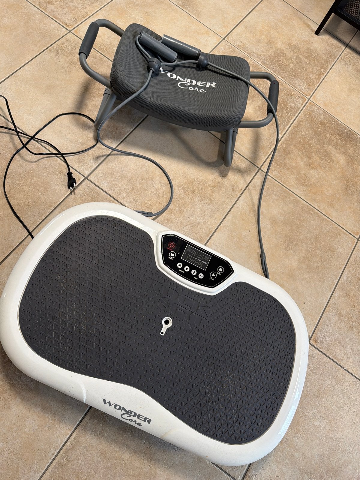 Wonder Core Smart en Rockfit trilplaat fitness set, Sport en Fitness, Ophalen, Gebruikt, Buik, Overige typen