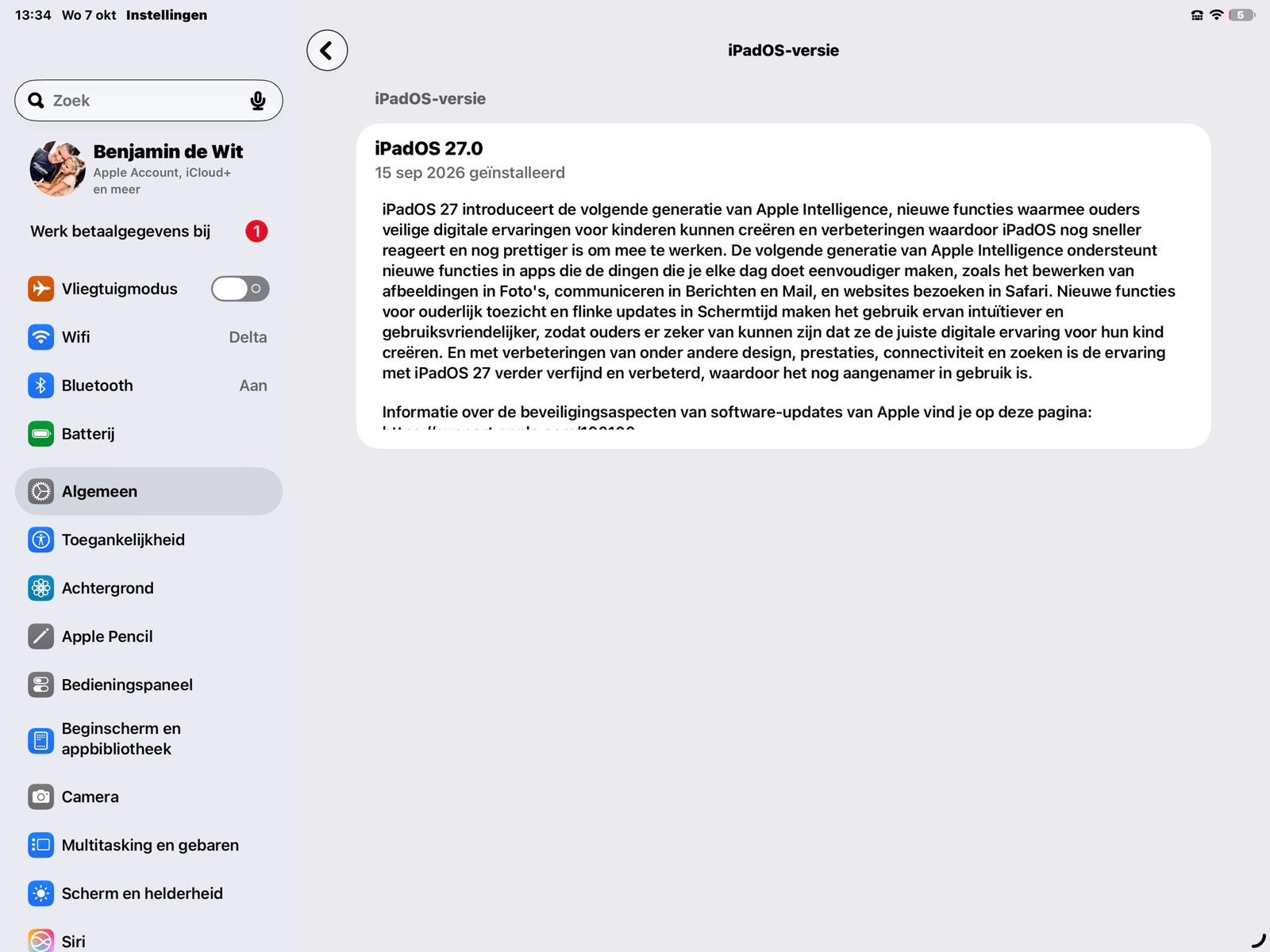 Foto 20 van Apple Ipad Air (2025) 13-inch (M3) WI-FI 128 GB + Folio