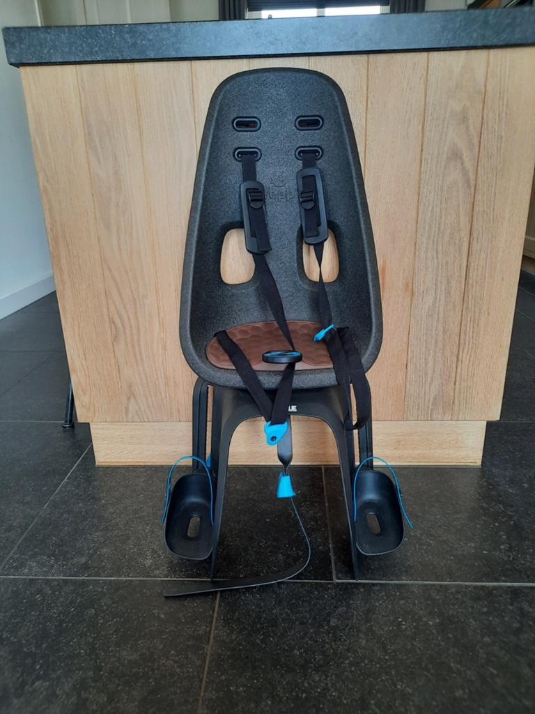 Thule Yepp Maxi Achterzitje - Comfortabel & Veilig, Fietsen en Brommers, Ophalen, Achterzitje, Voetsteuntjes, 9 t/m 18 kg