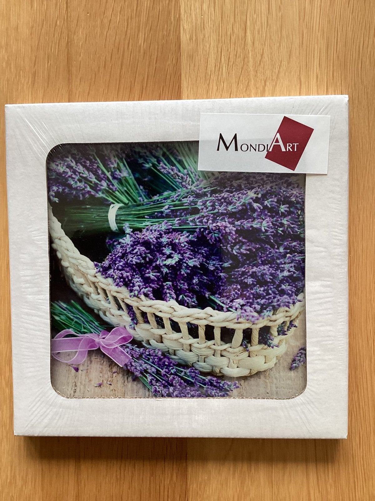 Leuk fotolijstje met lavendel afbeelding, Ophalen of Verzenden, Nieuw, Glas