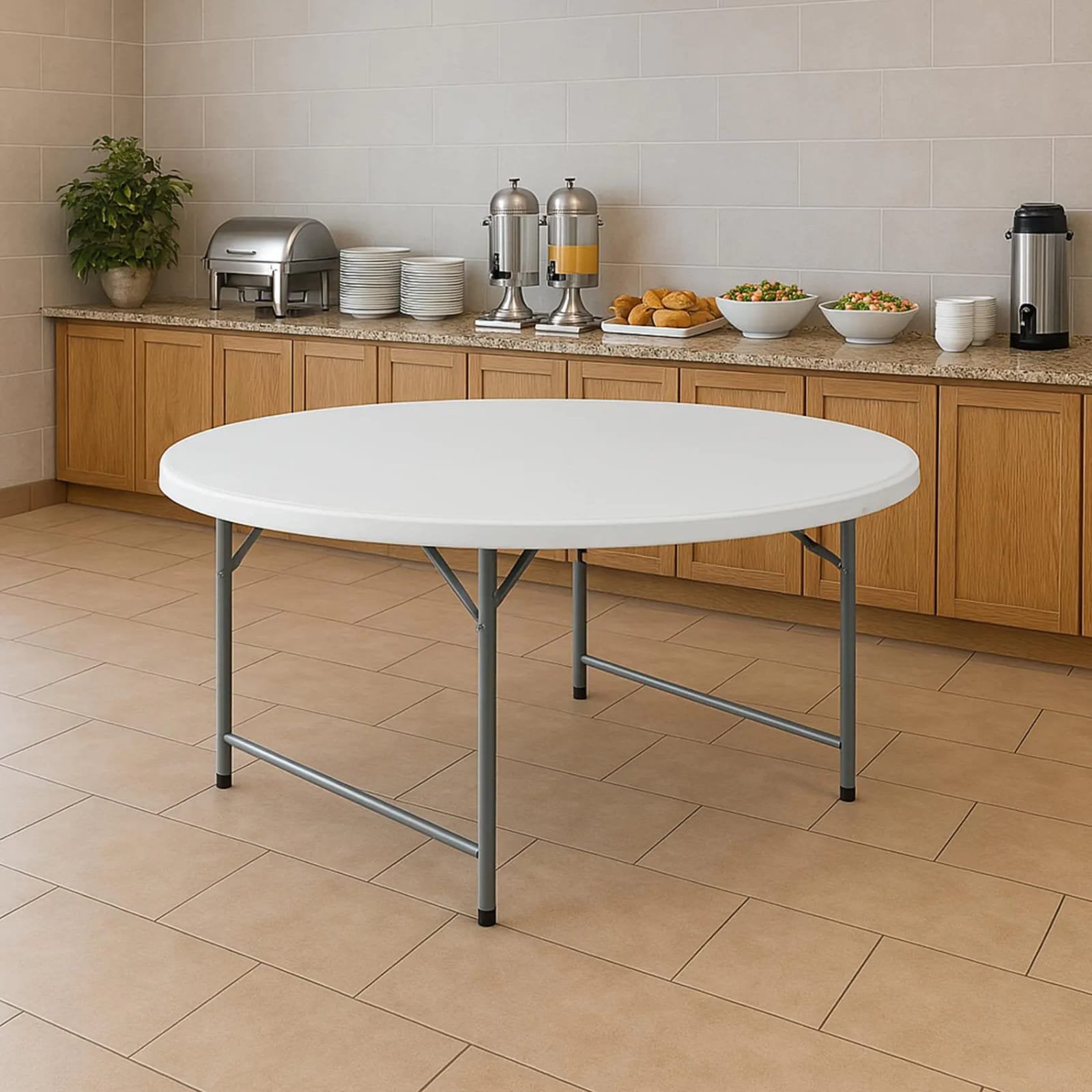 Ronde tafel huren | 122cm, Hobby en Vrije tijd, Ophalen, Nieuw, Verjaardag