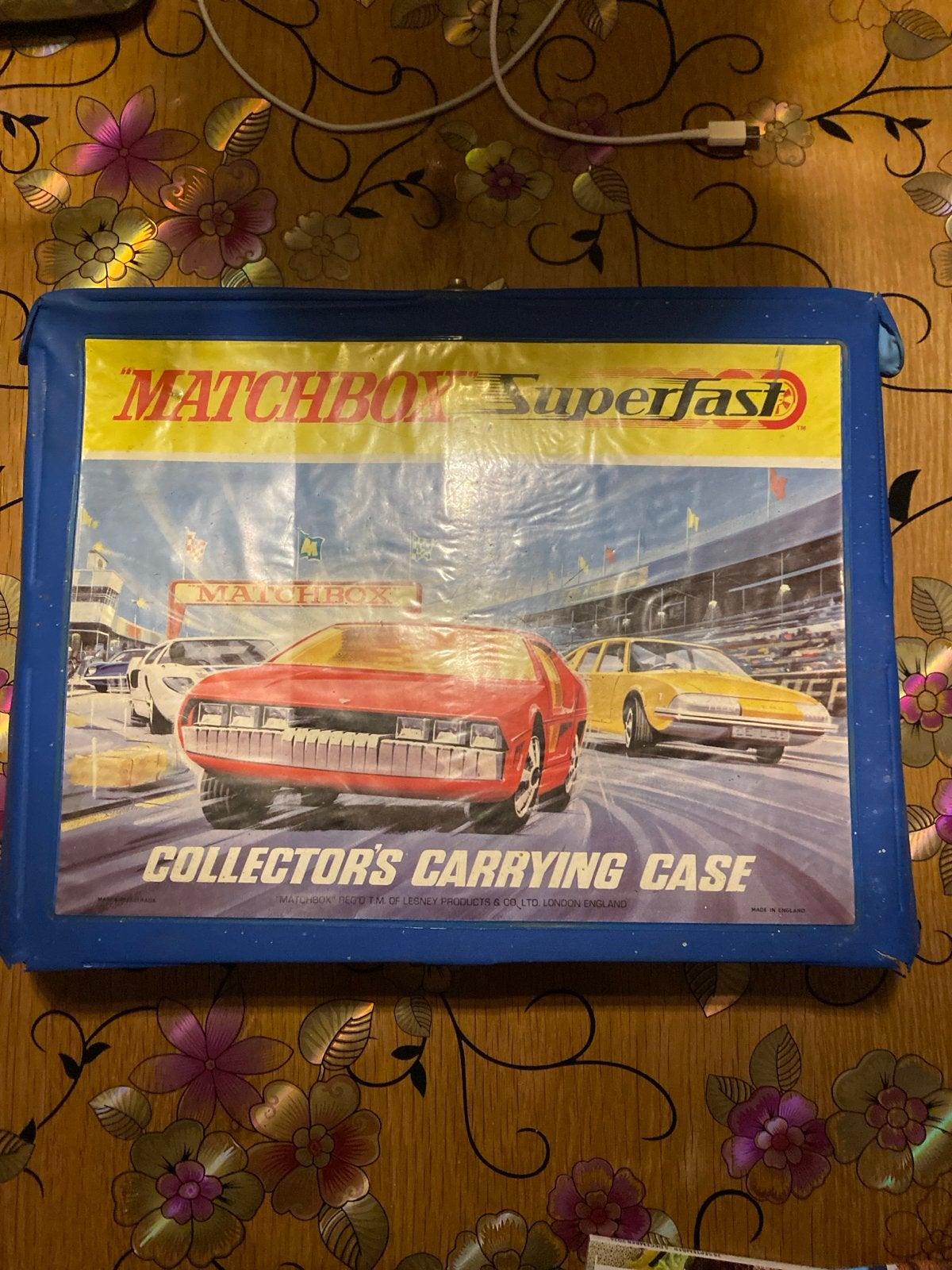 Matchbox Superfast Collector's Carrying Case met auto's, Ophalen of Verzenden, Gebruikt