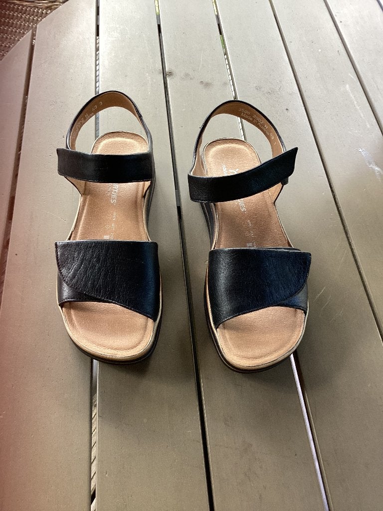 Hartjes sandalen maat 43, Zwart, Nieuw, Hartjes, Sandalen of Muiltjes