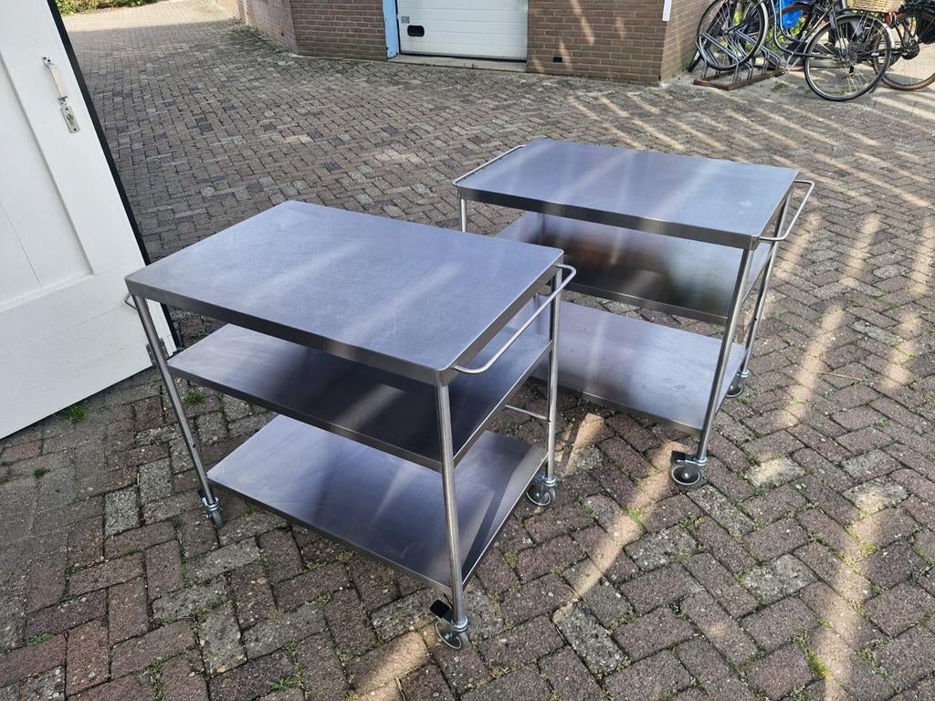Ikea Trolley/rolkar/roltafel, Huis en Inrichting, Ophalen, Gebruikt, IKEA, Metaal