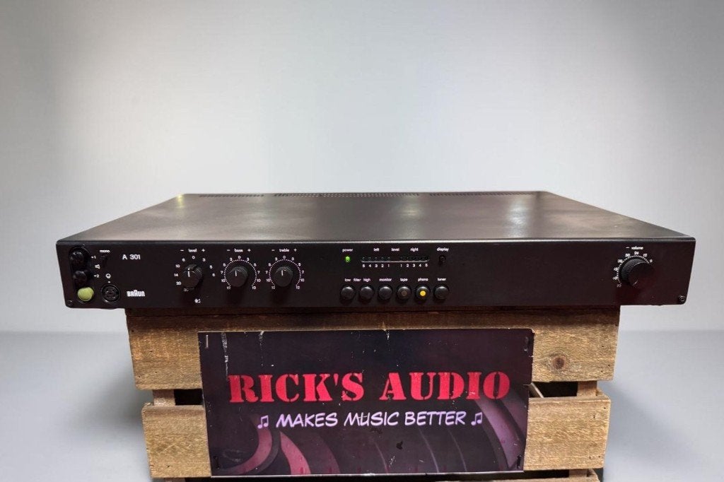 Braun A-301 • DUITSE KLASSIEKER • RECAPT • PHONO • GARANTIE, Ophalen of Verzenden, MADE IN GERMANY, Overige merken, BRAUN AG FRANKFURT/M