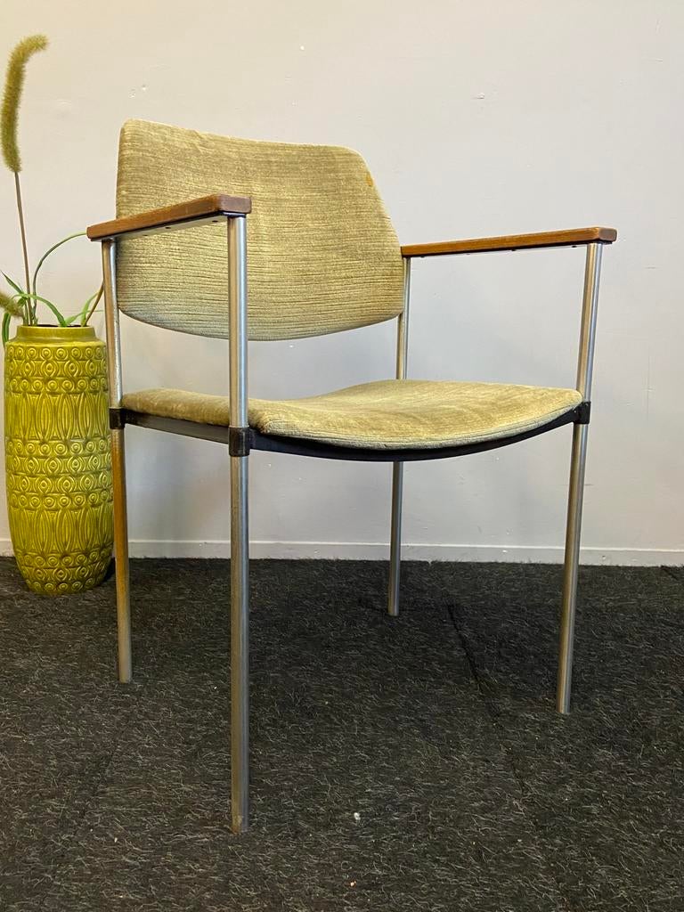Vintage design  Kembo stoel jaren 60/70 retro, Huis en Inrichting, Stoelen, Ophalen, Gebruikt, Overige kleuren, Stof