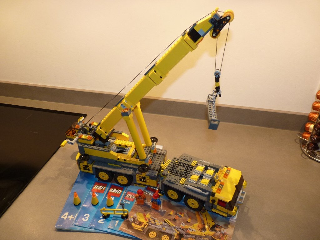 Lego City 7249 Mobiele Kraan, Lego, Ophalen of Verzenden, Inclusief instructies, Complete set