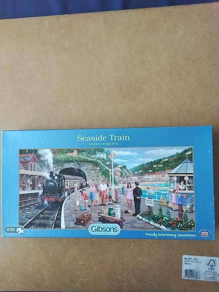 Seaside Train van Gibsons, Ophalen of Verzenden, 500 t/m 1500 stukjes, Zo goed als nieuw