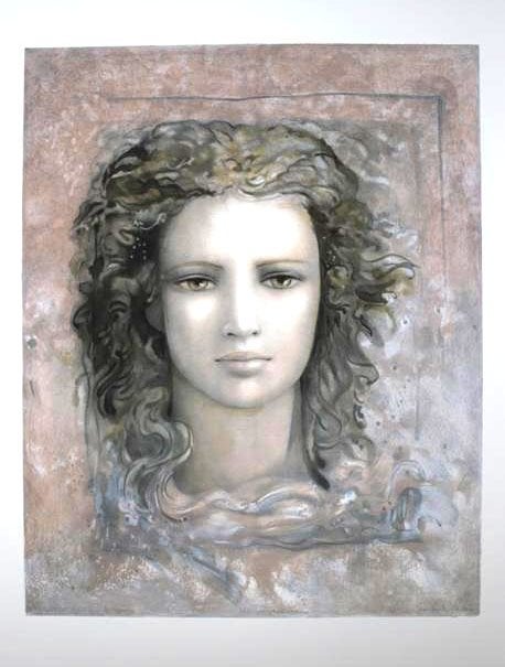 ## Jean-Paul Cleren # " Visage Imaginaire " Fantastisch !!!, Ophalen of Verzenden