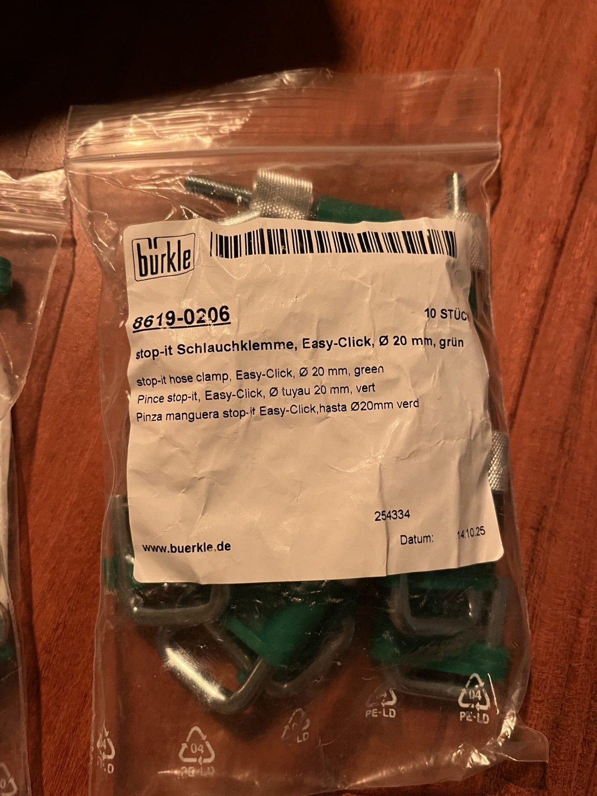 30 stuks slangklem stop-It, Easy Click 0 tot 20mm, Ophalen of Verzenden, Nieuw, Klem